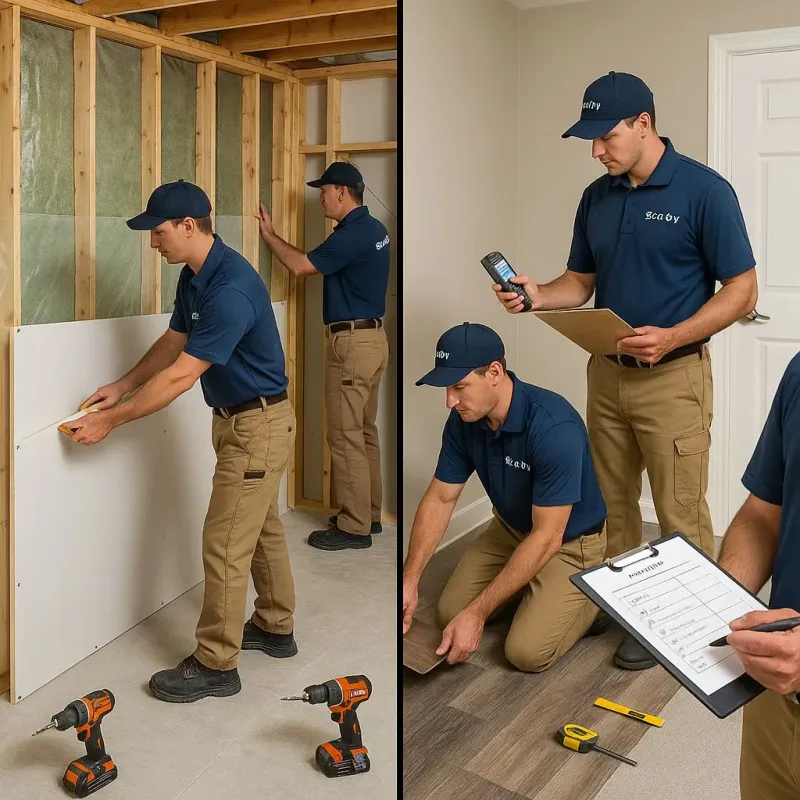 Repairs and Reconstruction process in Sangamon County, IL